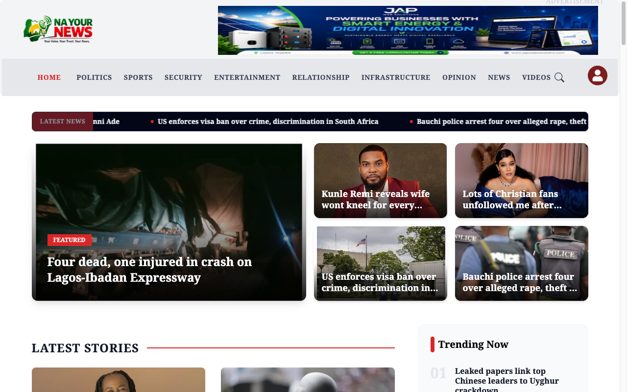 NaYourNews - Fact-Checked News Aggregator Platform